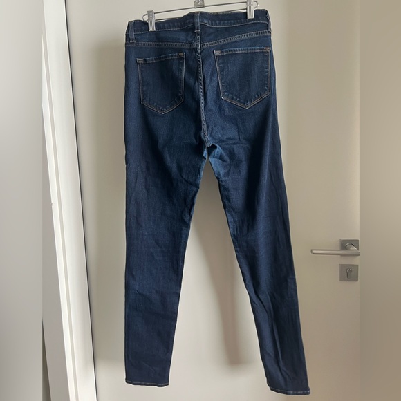 J Brand Maria 98% Cotton Contrast stitch dark denim skinny jeans - Picture 2 of 6